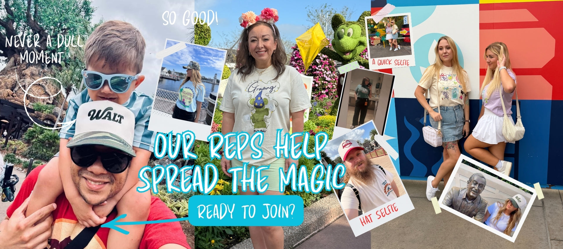 Woman taking mirror selfie in Disney-inspired shirt and dark pants, casual theme park outfit