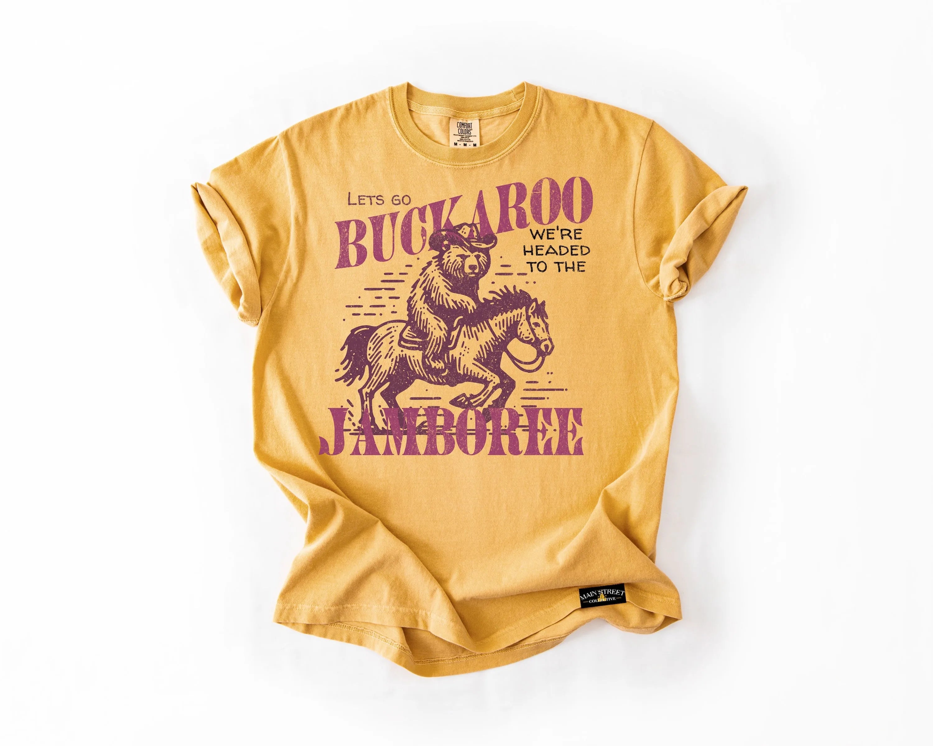 Western Disney-inspired tee with Frontierland style artwork