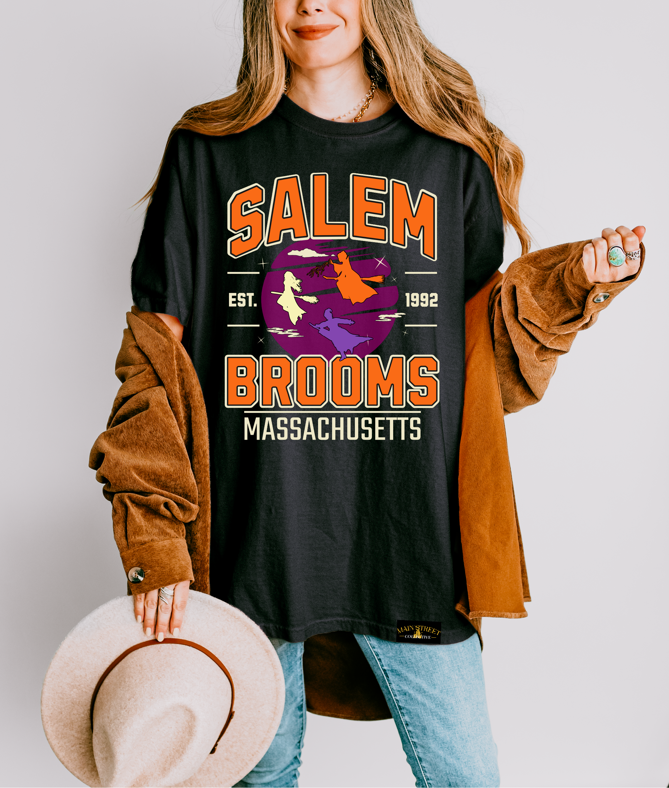 Brooms of Salem Tee – Witchy Ride Club