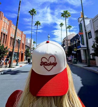 Sweetheart Mickey Embroidered Hat